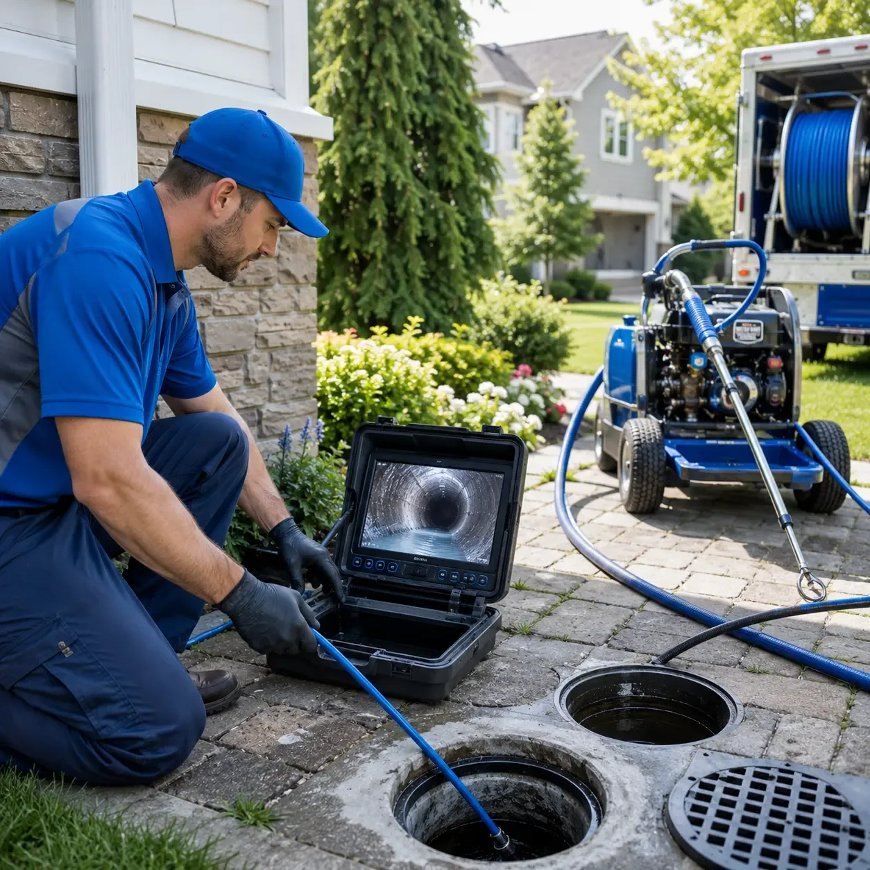 Outdoor drain cleaning professionals serving Redwood, MS